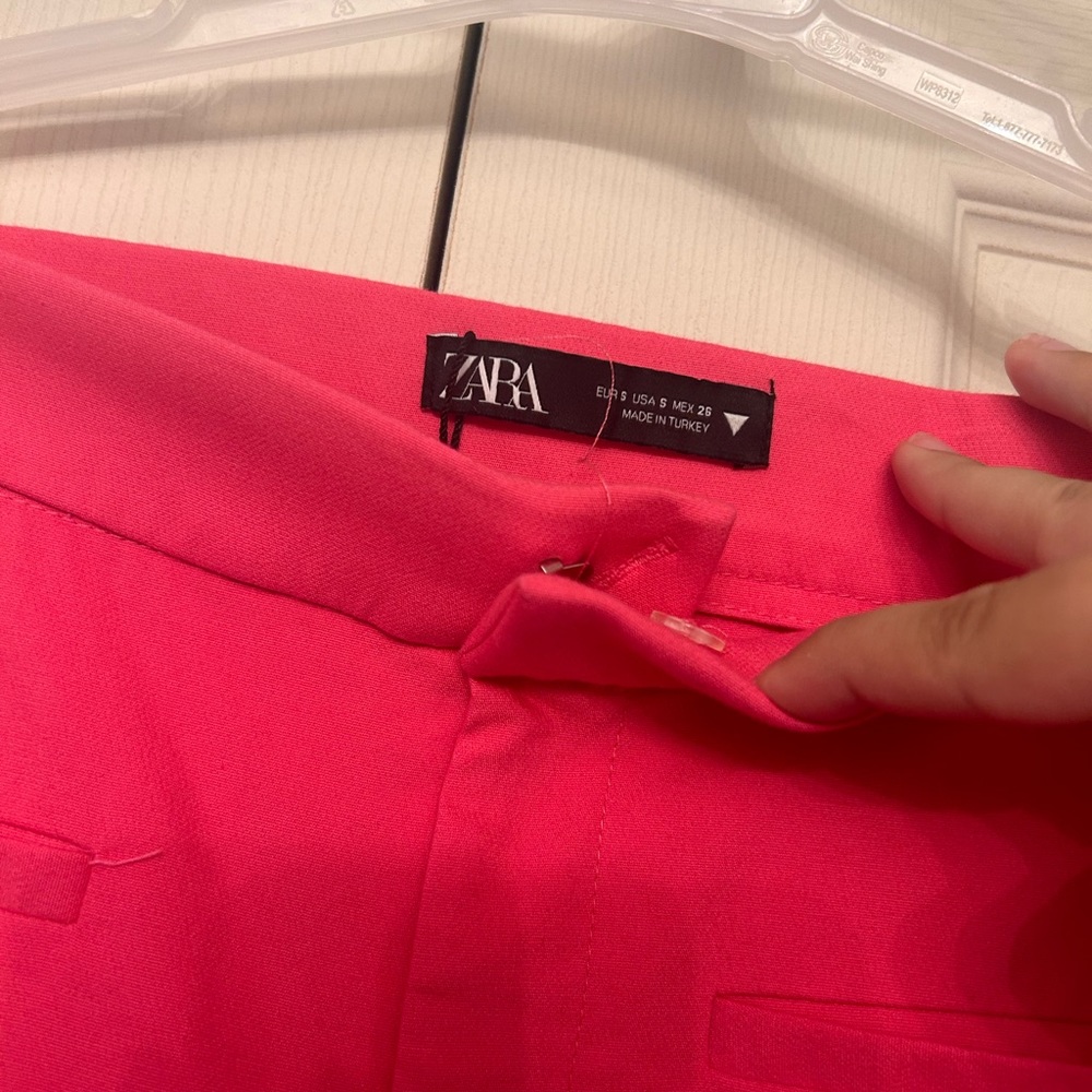 PINK ZARA FLARE PANT